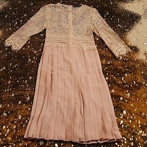 Zara skin tone dress super cute